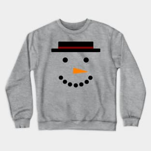 Snowman Face Crewneck Sweatshirt